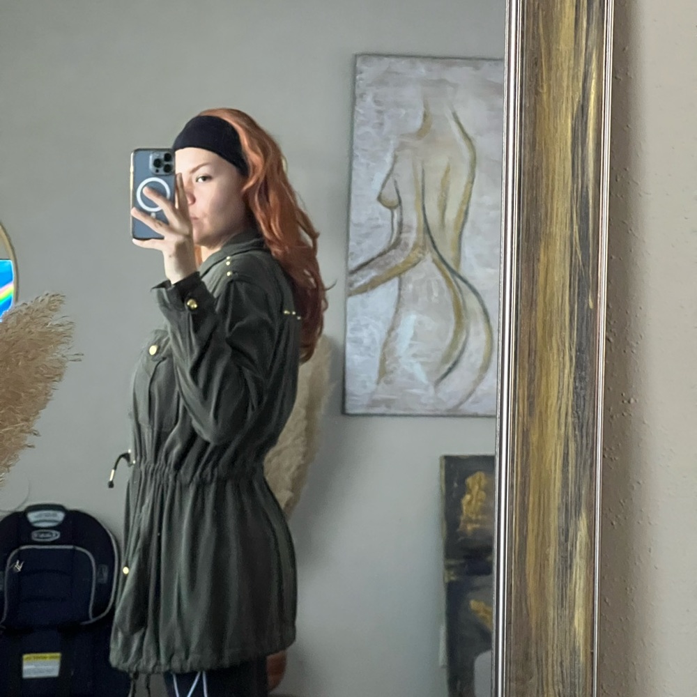 Michael Kors Utility Jacket / Drawstring Jacket